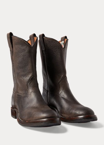 Botas Ralph Lauren Couro Homem 28049-SDWK